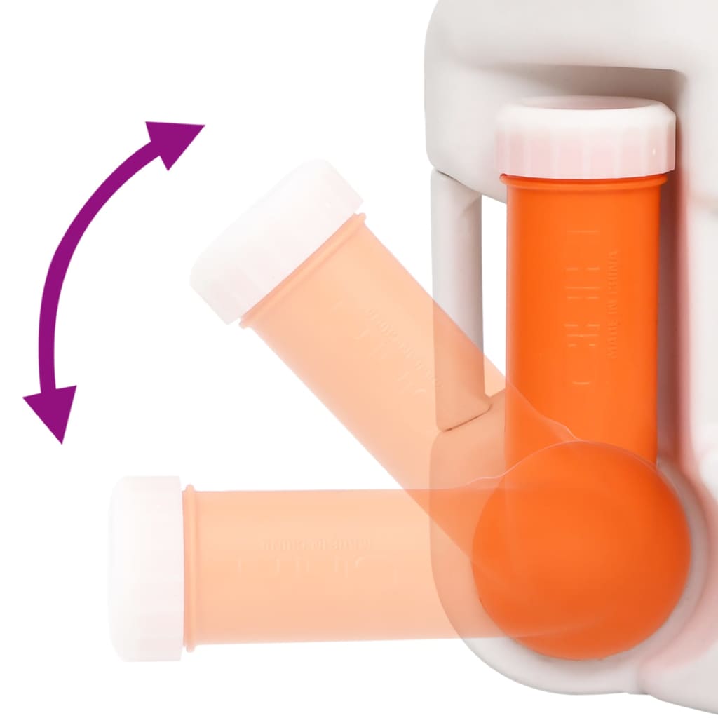 Campingtoilet geïntegreerd 24+17 L HDPE email is nu te koop bij PeponiXL, paradijselijk wonen!