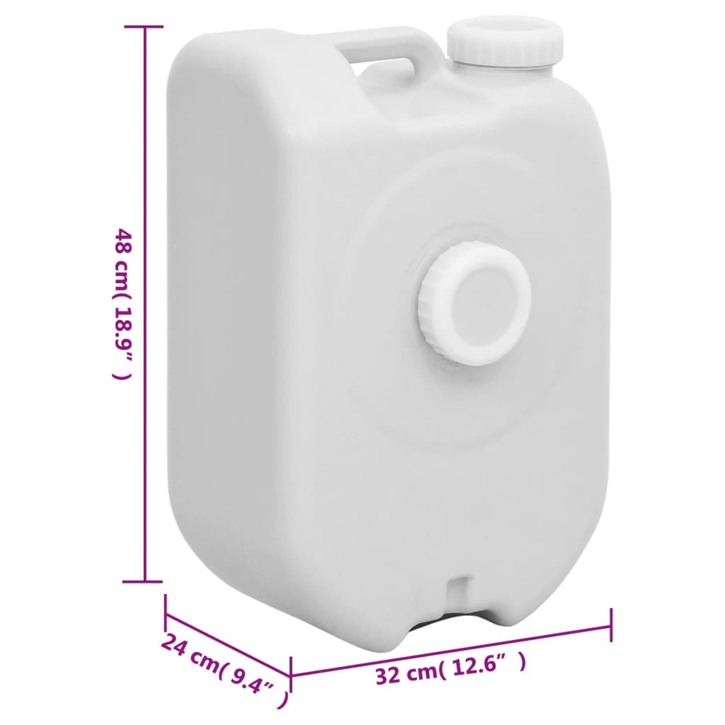 Watertank draagbaar 24 L grijs is nu te koop bij PeponiXL, paradijselijk wonen!