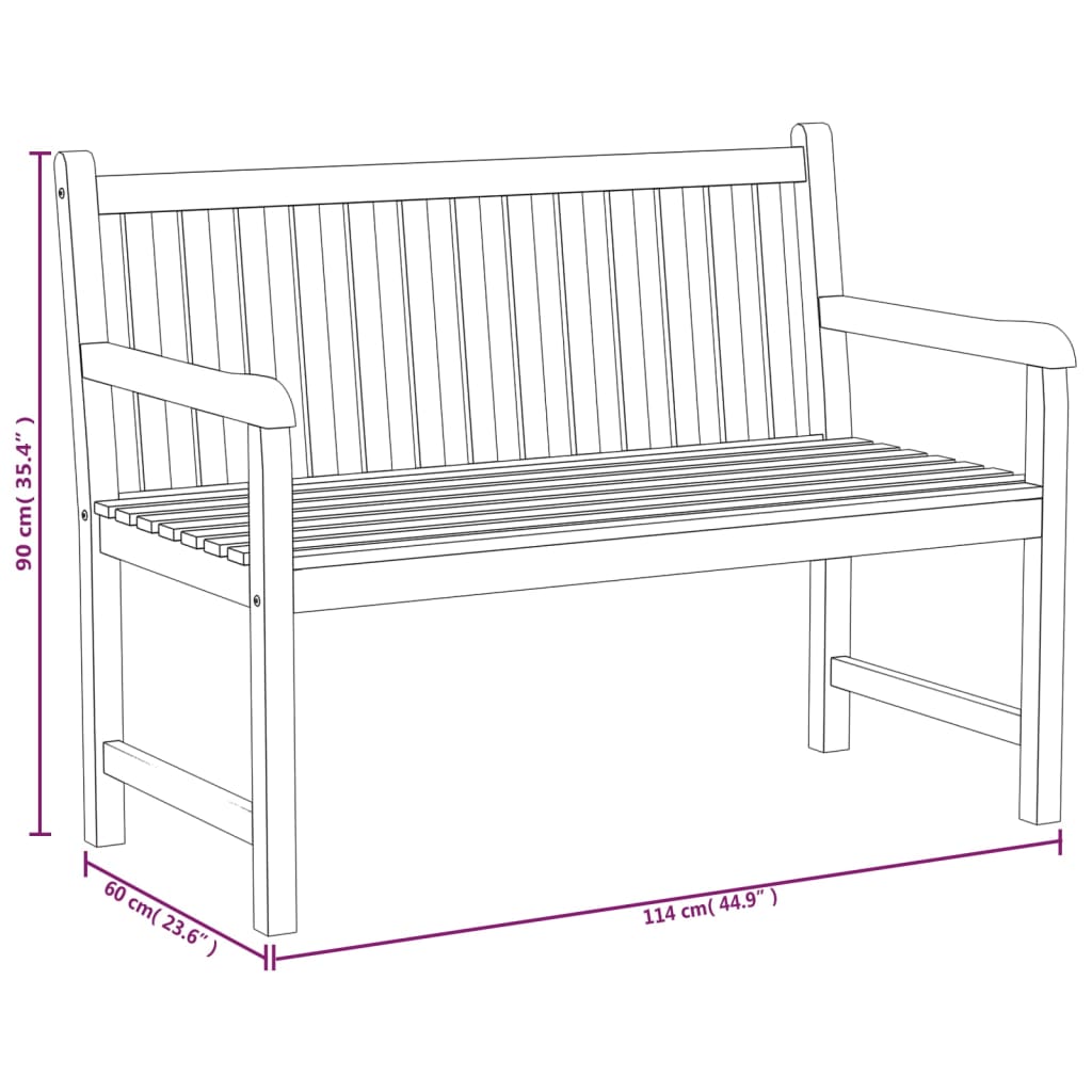 3-delige Tuinset massief teakhout is nu te koop bij PeponiXL, paradijselijk wonen!