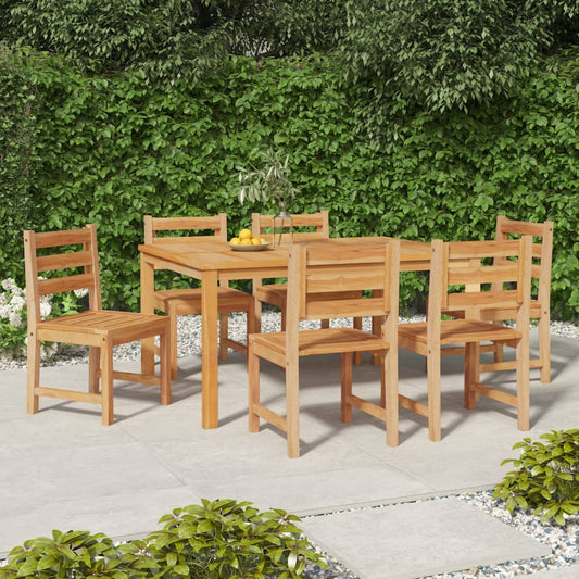 Tuinstoelen 6 st massief teakhout is nu te koop bij PeponiXL, paradijselijk wonen!
