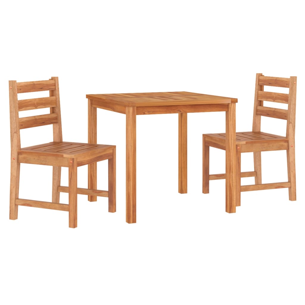 3-delige Tuinset massief teakhout is nu te koop bij PeponiXL, paradijselijk wonen!