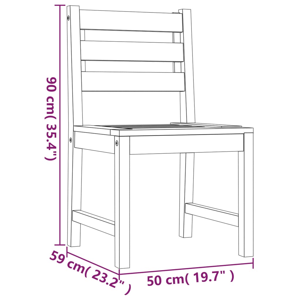 3-delige Tuinset massief teakhout is nu te koop bij PeponiXL, paradijselijk wonen!