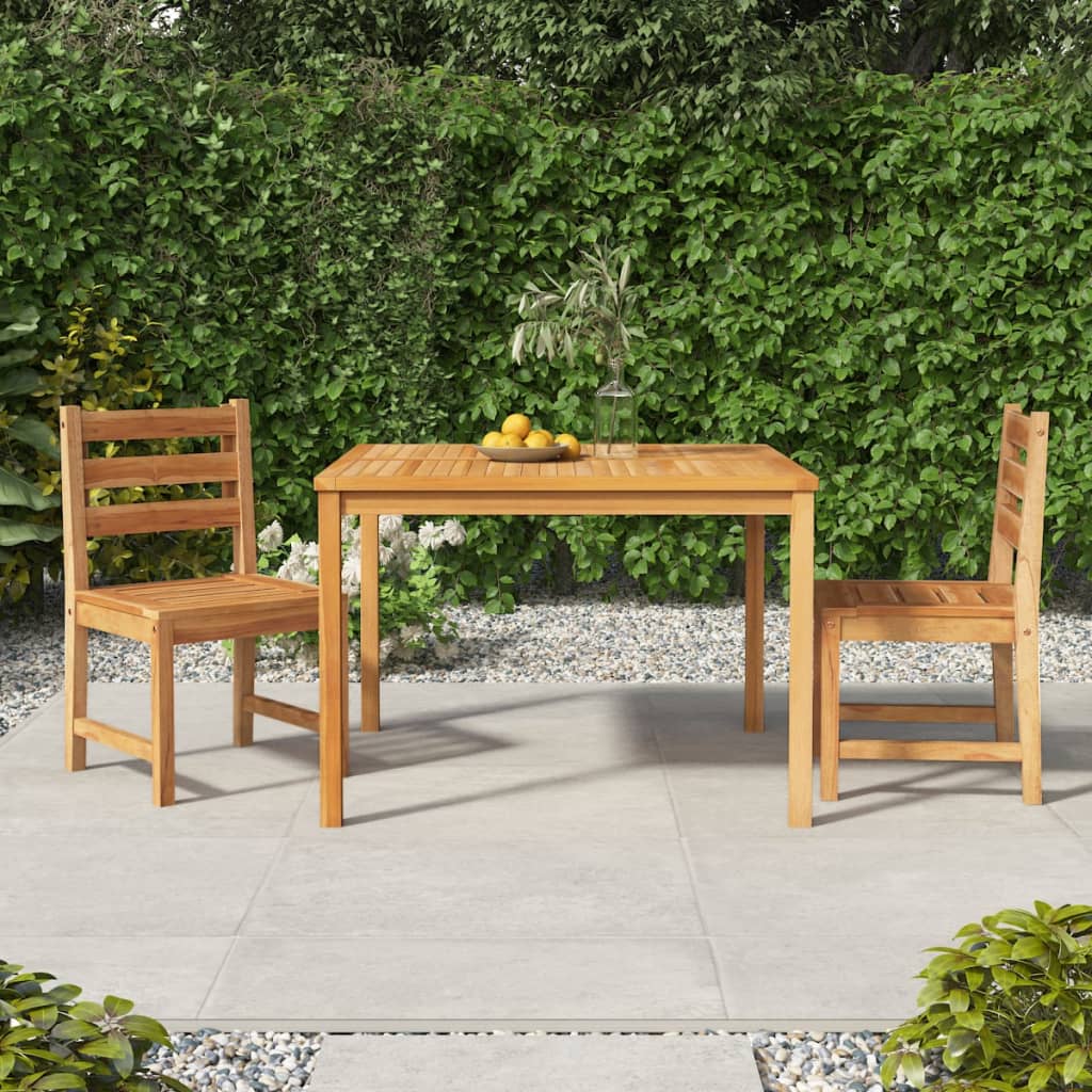 3-delige Tuinset massief teakhout is nu te koop bij PeponiXL, paradijselijk wonen!