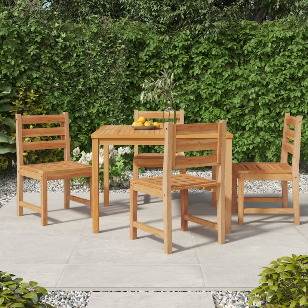 5-delige Tuinset massief teakhout is nu te koop bij PeponiXL, paradijselijk wonen!