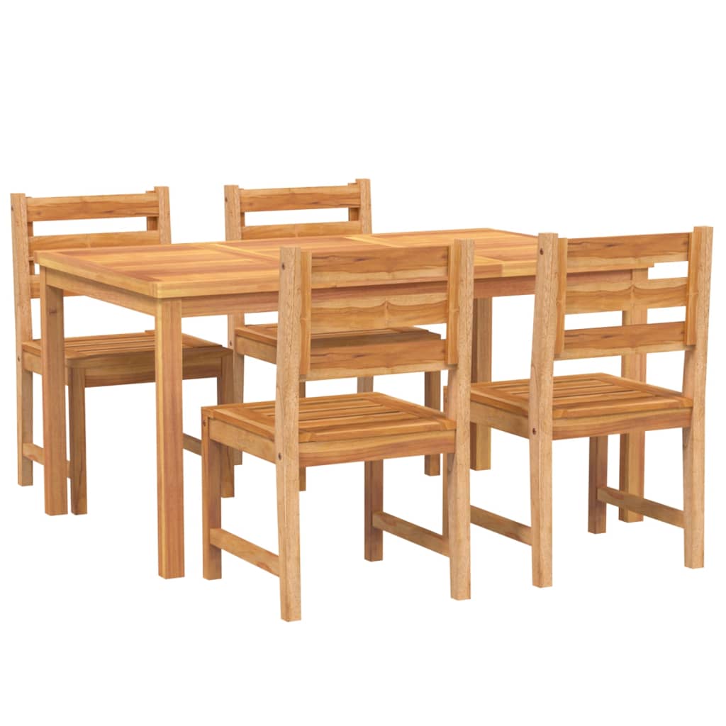 5-delige Tuinset massief teakhout is nu te koop bij PeponiXL, paradijselijk wonen!