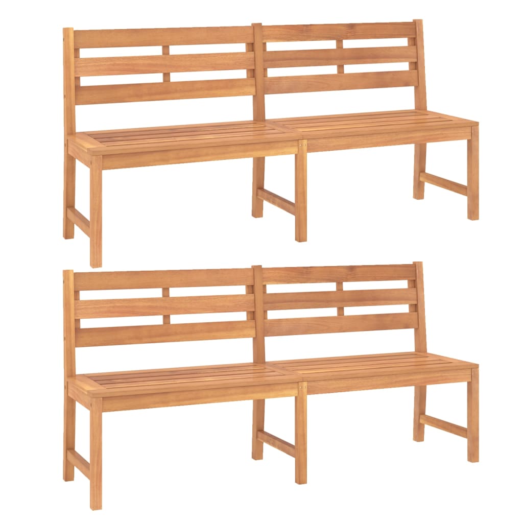 4-delige Tuinset massief teakhout is nu te koop bij PeponiXL, paradijselijk wonen!