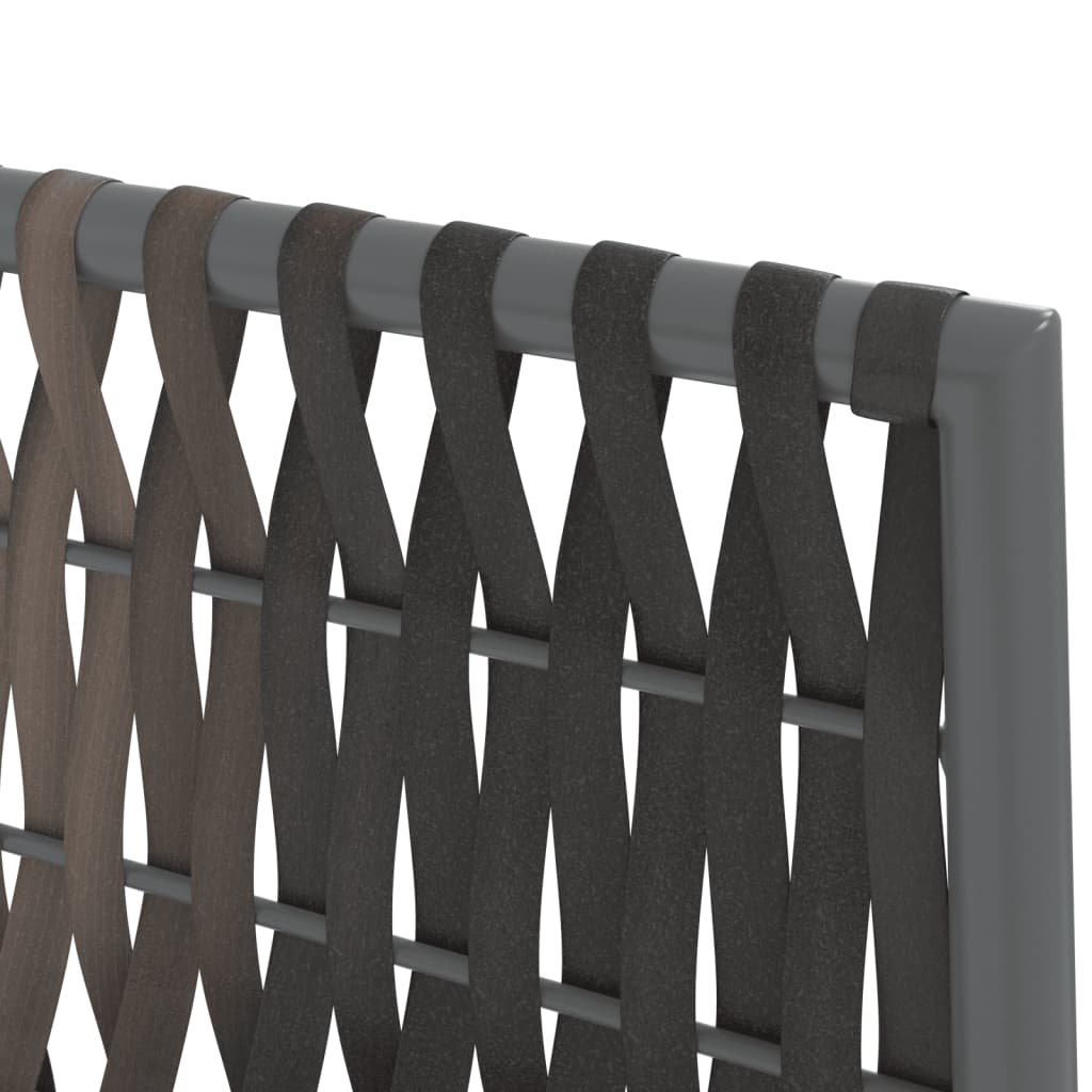 Tuinstoelen 2 st met kussens 54x61x83 cm poly rattan bruin is nu te koop bij PeponiXL, paradijselijk wonen!