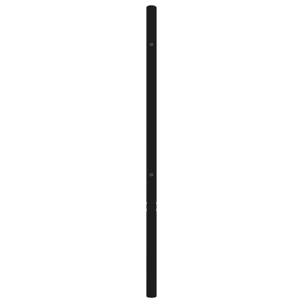 Vervangend hoofdbord metaal zwart 80 cm is nu te koop bij PeponiXL, paradijselijk wonen!