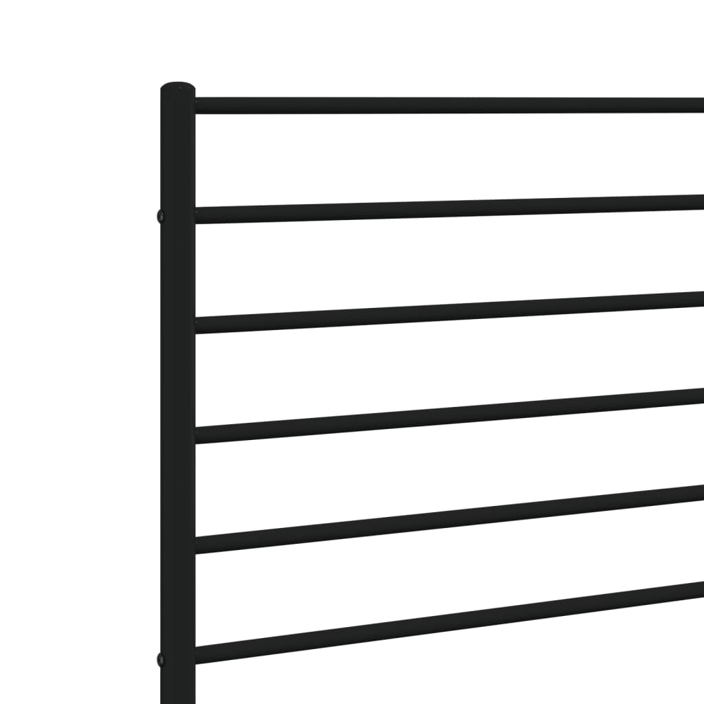 Vervangend hoofdbord metaal zwart 80 cm is nu te koop bij PeponiXL, paradijselijk wonen!