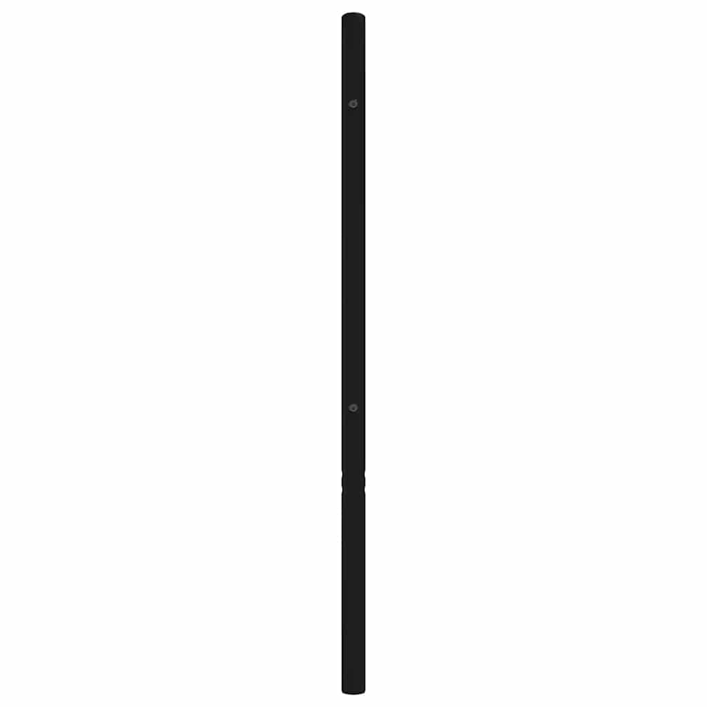 Vervangend hoofdbord metaal zwart 120 cm is nu te koop bij PeponiXL, paradijselijk wonen!