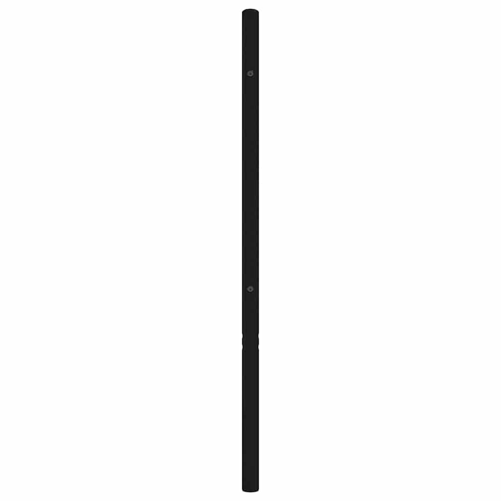 Vervangend hoofdbord metaal zwart 150 cm is nu te koop bij PeponiXL, paradijselijk wonen!