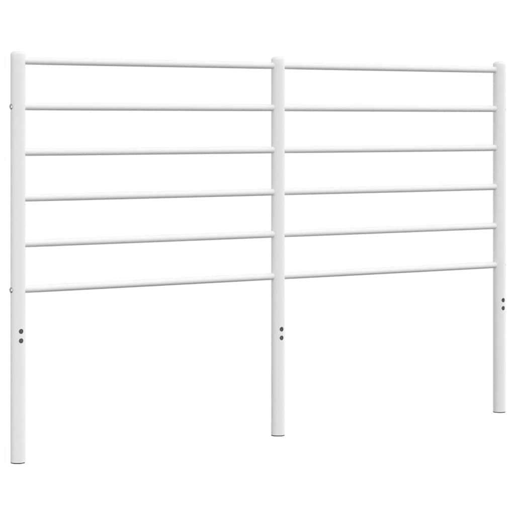 Vervangend hoofdbord metaal wit 135 cm is nu te koop bij PeponiXL, paradijselijk wonen!