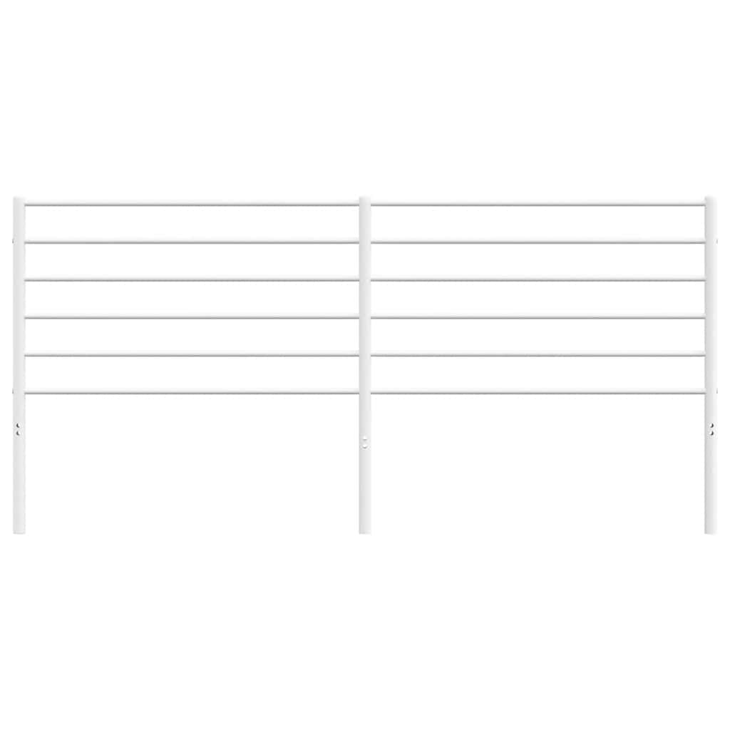 Vervangend hoofdbord metaal wit 193 cm is nu te koop bij PeponiXL, paradijselijk wonen!