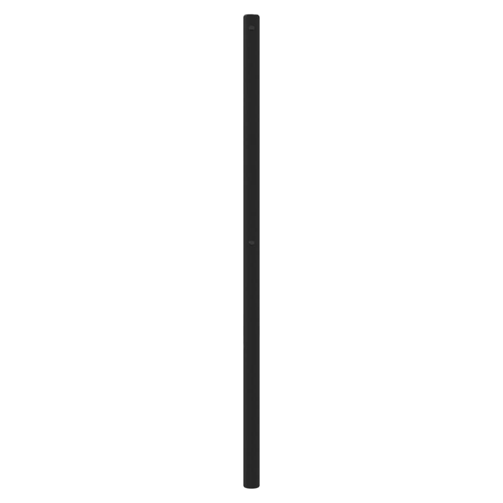 Vervangend hoofdbord metaal zwart 80 cm is nu te koop bij PeponiXL, paradijselijk wonen!