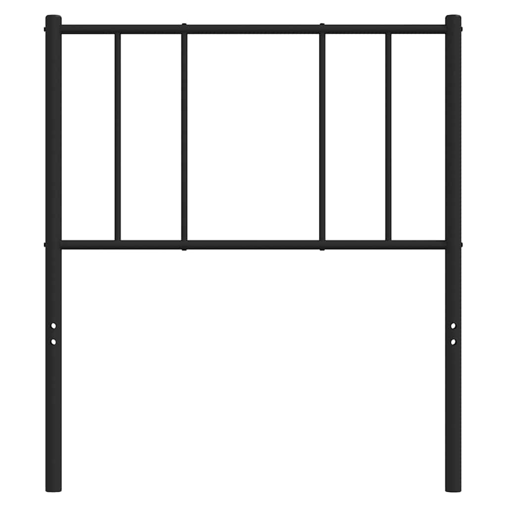 Vervangend hoofdbord 90 cm metaal zwart is nu te koop bij PeponiXL, paradijselijk wonen!