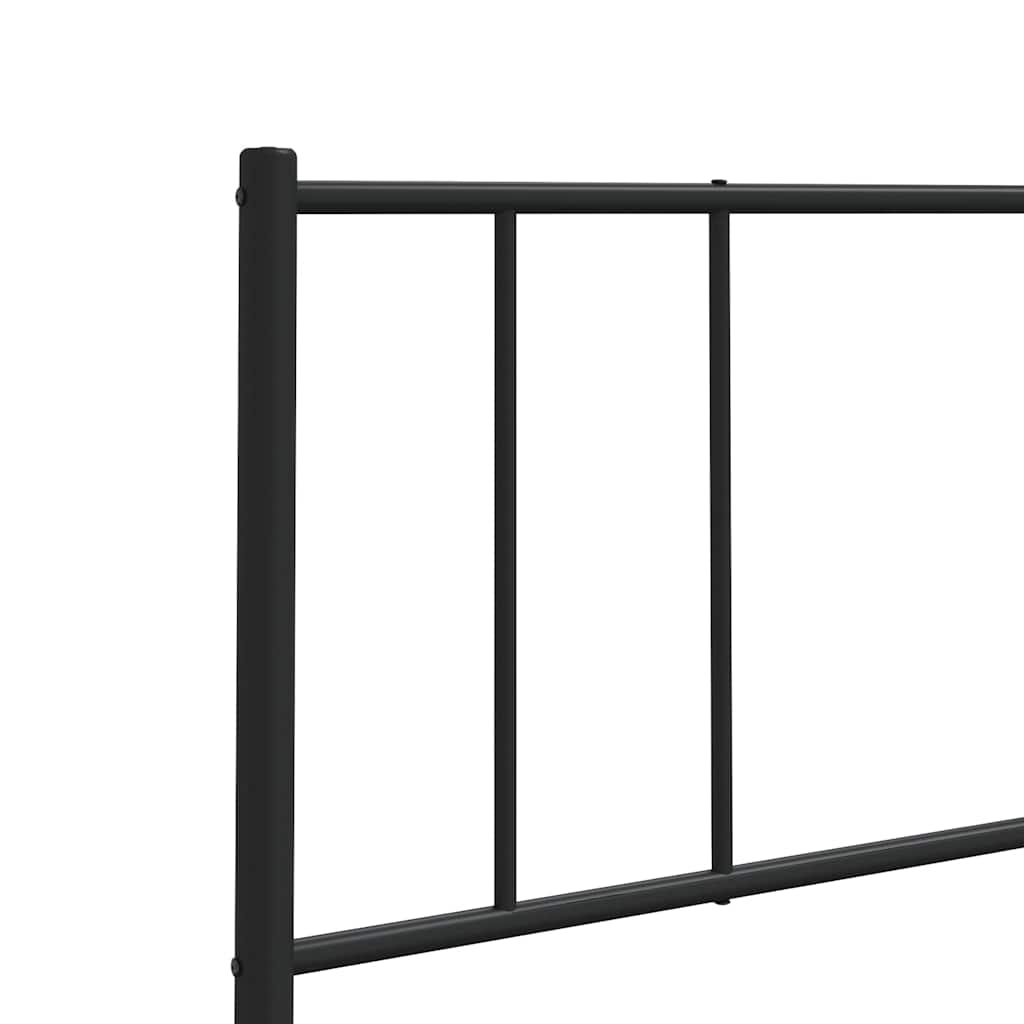 Vervangend hoofdbord 90 cm metaal zwart is nu te koop bij PeponiXL, paradijselijk wonen!