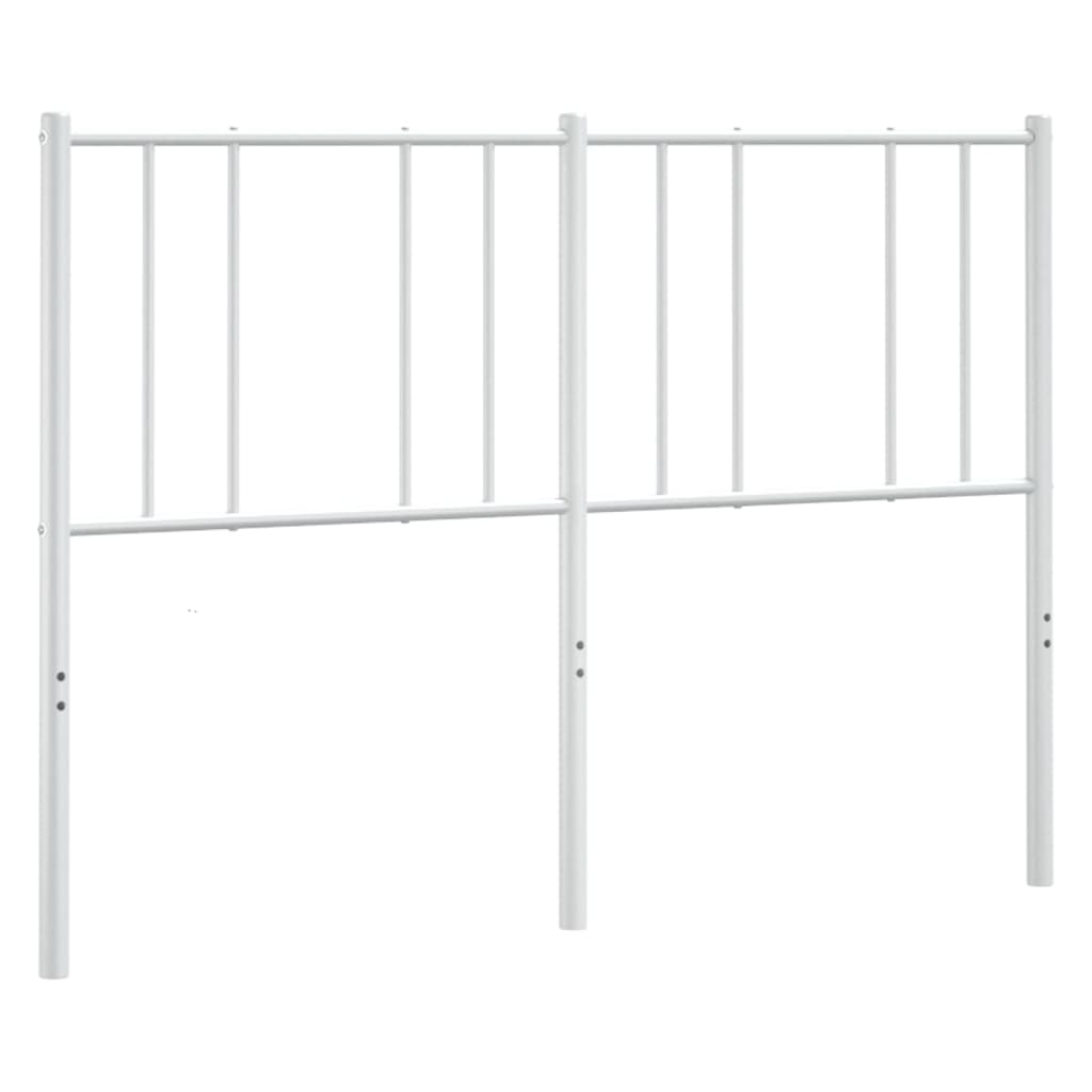 Vervangend hoofdbord 135 cm metaal wit is nu te koop bij PeponiXL, paradijselijk wonen!