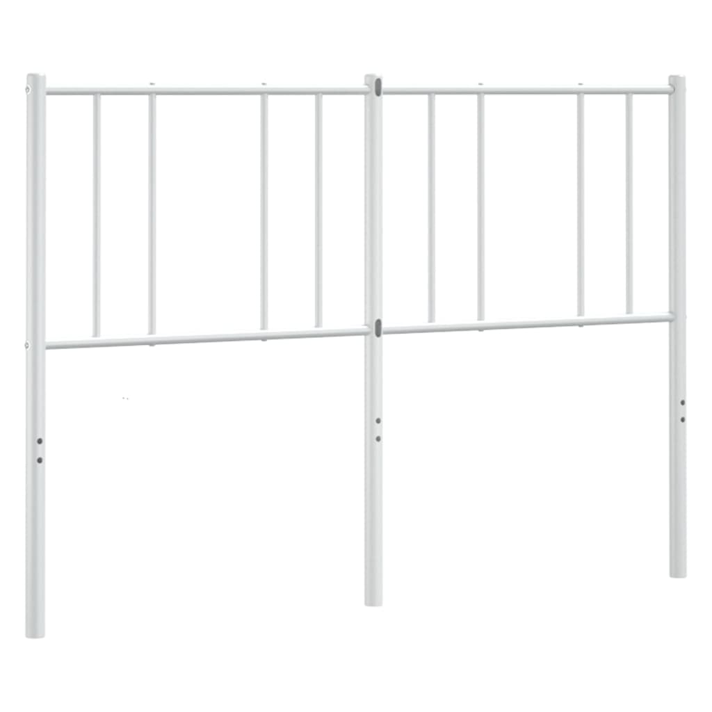 Vervangend hoofdbord 150 cm metaal wit is nu te koop bij PeponiXL, paradijselijk wonen!