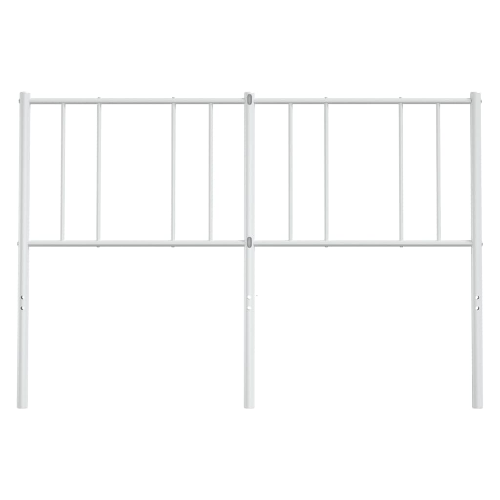 Vervangend hoofdbord 150 cm metaal wit is nu te koop bij PeponiXL, paradijselijk wonen!