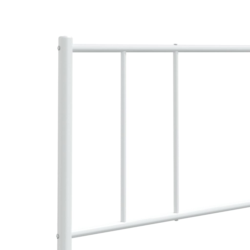 Vervangend hoofdbord 150 cm metaal wit is nu te koop bij PeponiXL, paradijselijk wonen!