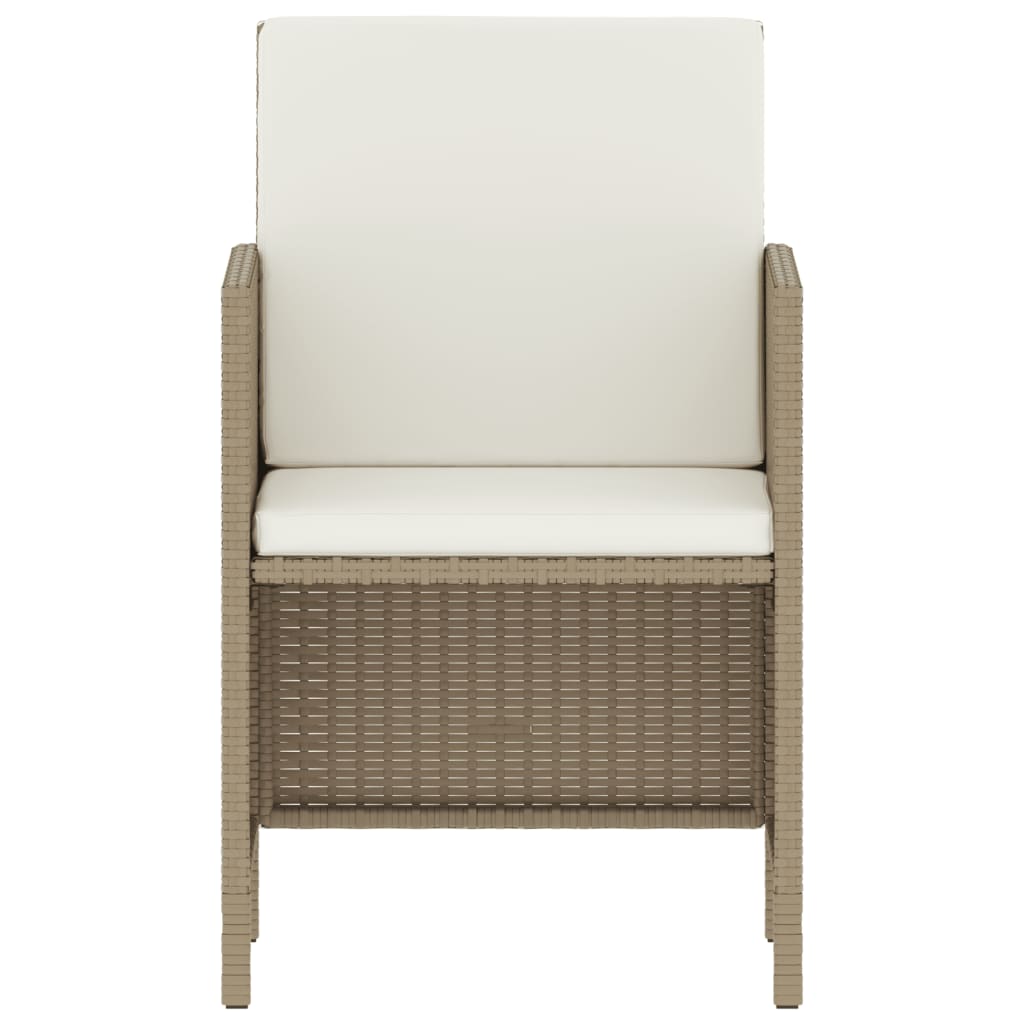 6-delige Tuinset met kussens poly rattan beige is nu te koop bij PeponiXL, paradijselijk wonen!