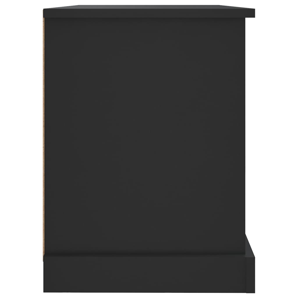Tv-meubel 73x35,5x47,5 cm bewerkt hout zwart is nu te koop bij PeponiXL, paradijselijk wonen!