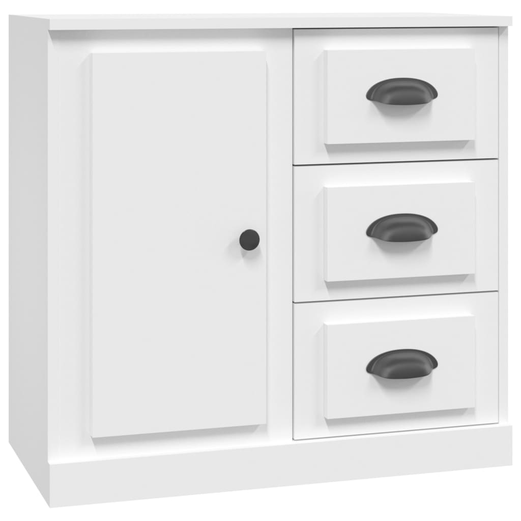 Dressoir 70x35,5x67,5 cm bewerkt hout wit is nu te koop bij PeponiXL, paradijselijk wonen!