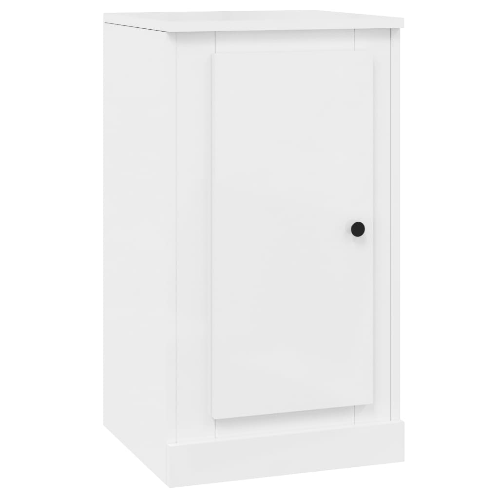 Dressoirs 2 st 37,5x35,5x67,5 cm bewerkt hout hoogglans wit is nu te koop bij PeponiXL, paradijselijk wonen!