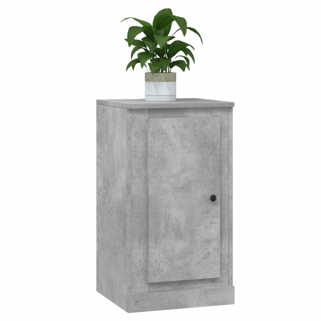 Dressoir 37,5x35,5x67,5 cm bewerkt hout betongrijs is nu te koop bij PeponiXL, paradijselijk wonen!