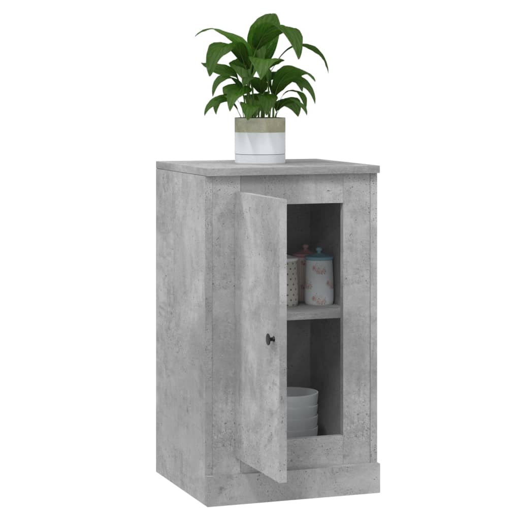Dressoir 37,5x35,5x67,5 cm bewerkt hout betongrijs is nu te koop bij PeponiXL, paradijselijk wonen!