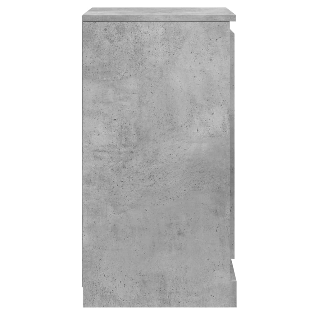 Dressoir 37,5x35,5x67,5 cm bewerkt hout betongrijs is nu te koop bij PeponiXL, paradijselijk wonen!