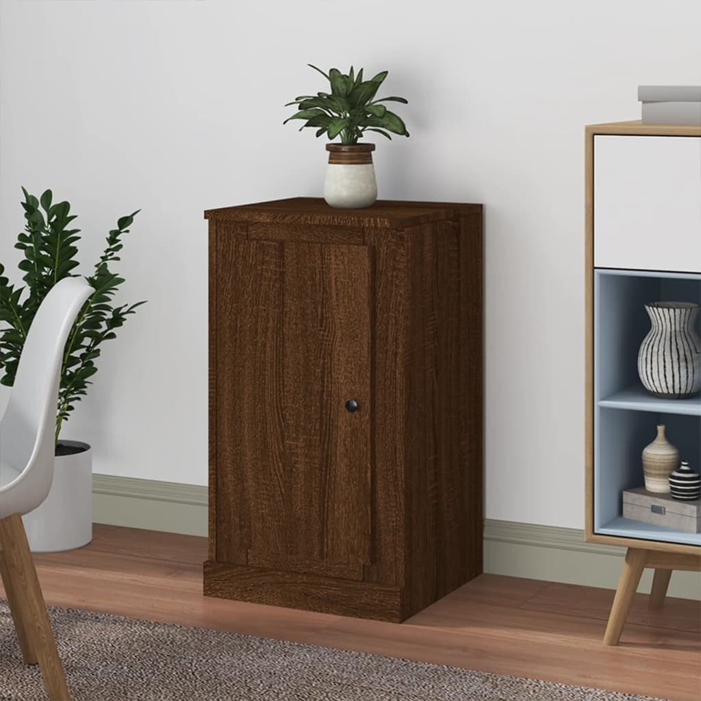 Dressoir 37,5x35,5x67,5 cm bewerkt hout bruin eikenkleur is nu te koop bij PeponiXL, paradijselijk wonen!