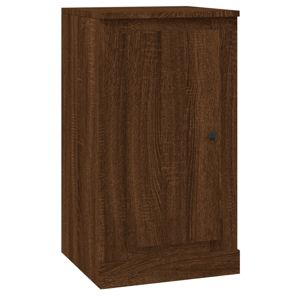 Dressoirs 2 st 37,5x35,5x67,5 cm bewerkt hout bruin eikenkleur is nu te koop bij PeponiXL, paradijselijk wonen!