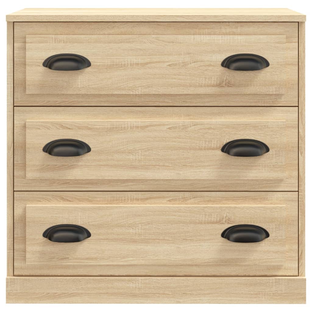 Dressoir 70x35,5x67,5 cm bewerkt hout sonoma eikenkleurig is nu te koop bij PeponiXL, paradijselijk wonen!