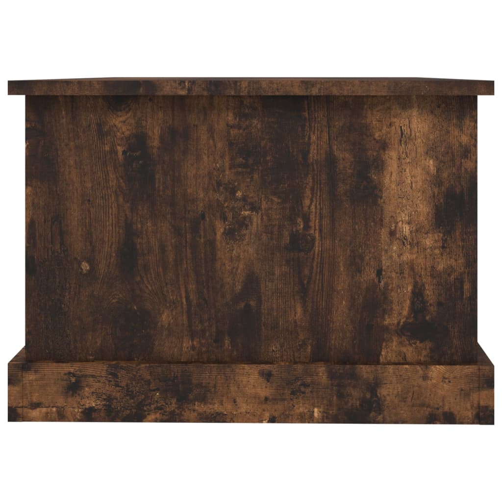 Salontafel 90x50x35 cm bewerkt hout gerookt eikenkleurig is nu te koop bij PeponiXL, paradijselijk wonen!