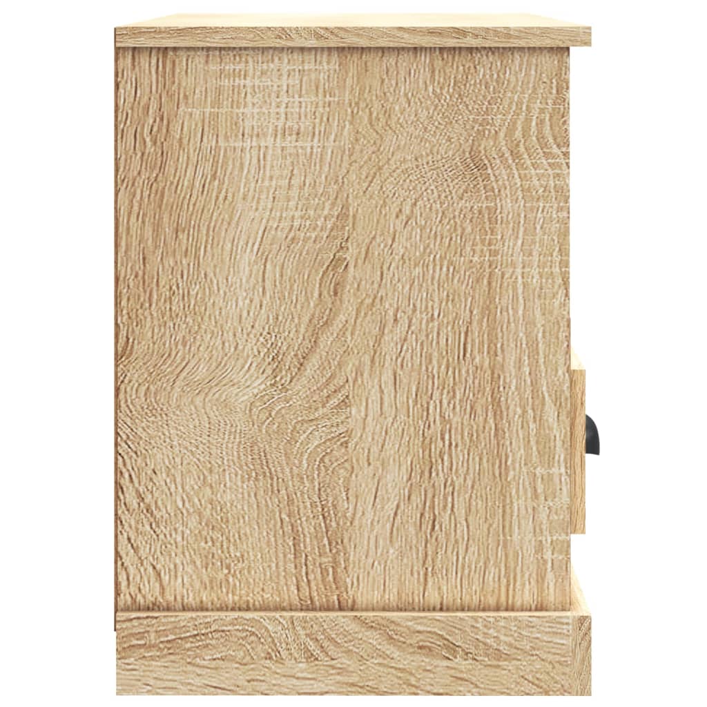 Tv-meubel 80x35x50 cm bewerkt hout sonoma eikenkleurig