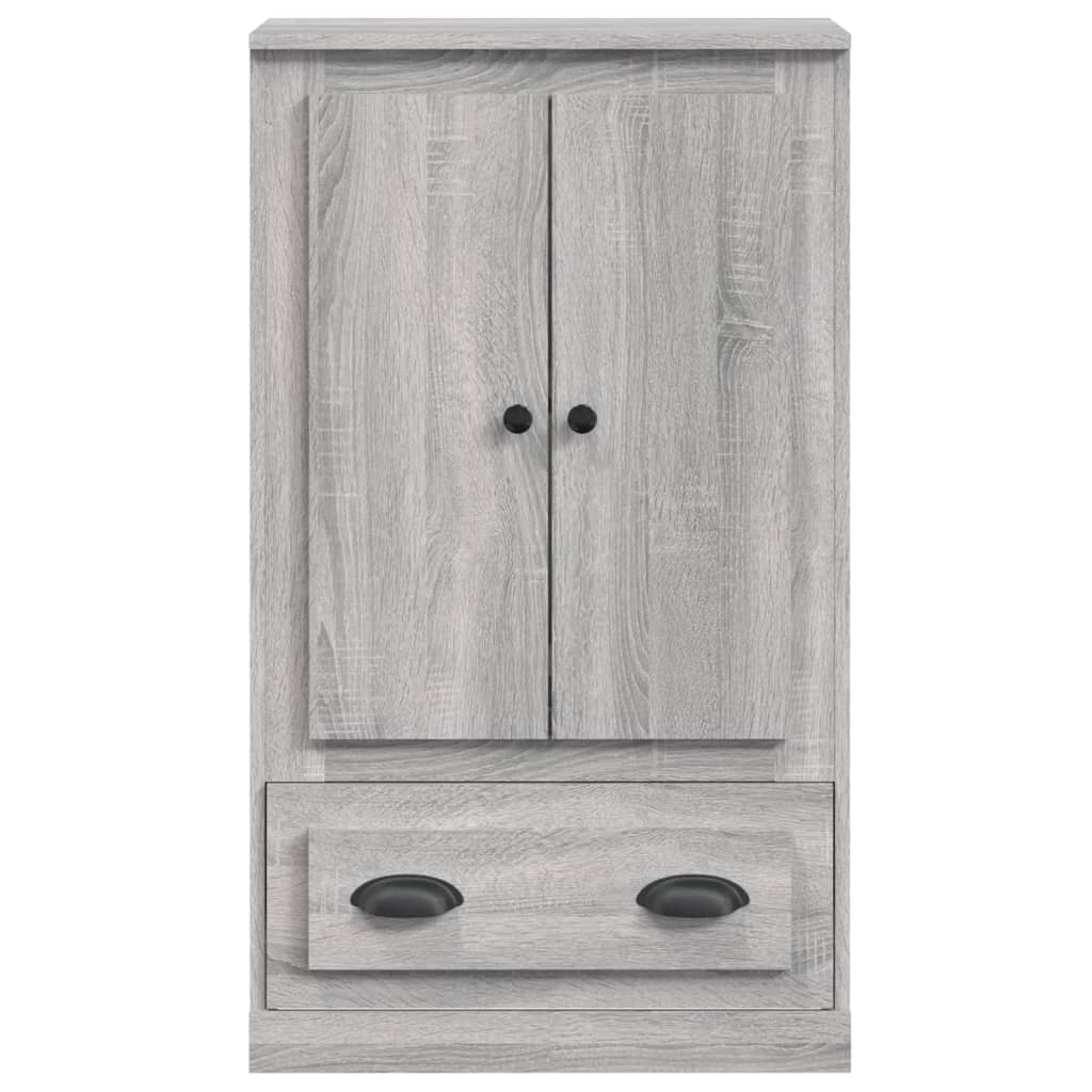 Hoge kast 60x35,5x103,5 cm bewerkt hout grijs sonoma eikenkleur is nu te koop bij PeponiXL, paradijselijk wonen!