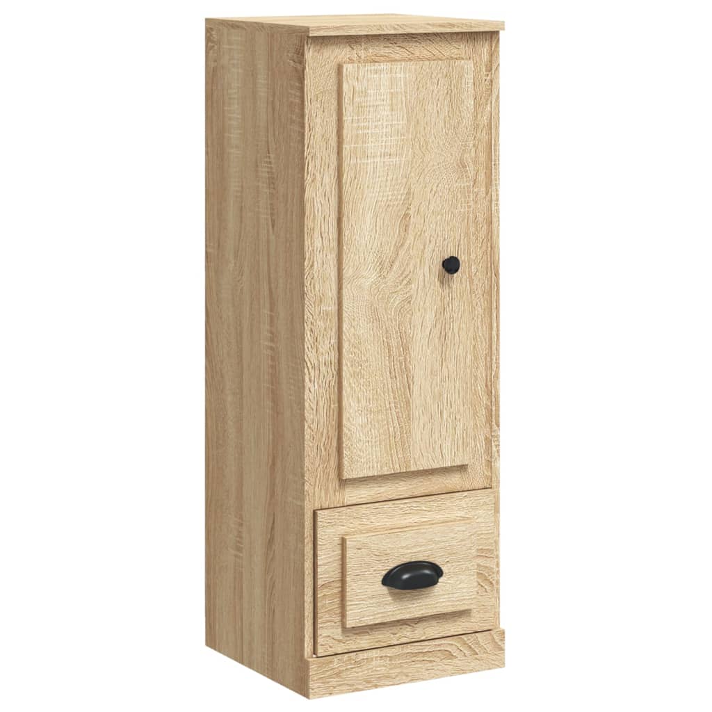 Hoge kast 36x35,5x103,5 cm bewerkt hout sonoma eikenkleurig is nu te koop bij PeponiXL, paradijselijk wonen!