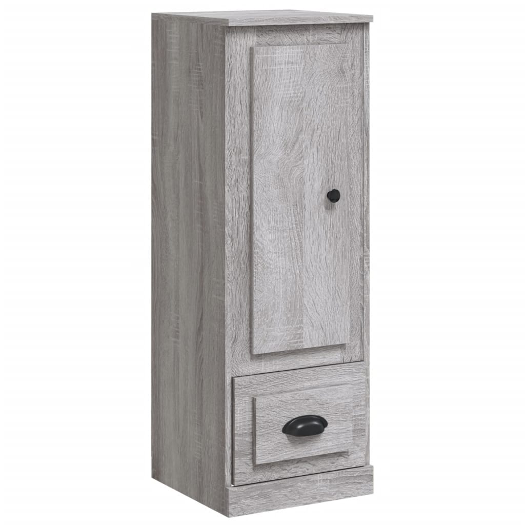 Hoge kast 36x35,5x103,5 cm bewerkt hout grijs sonoma eikenkleur is nu te koop bij PeponiXL, paradijselijk wonen!