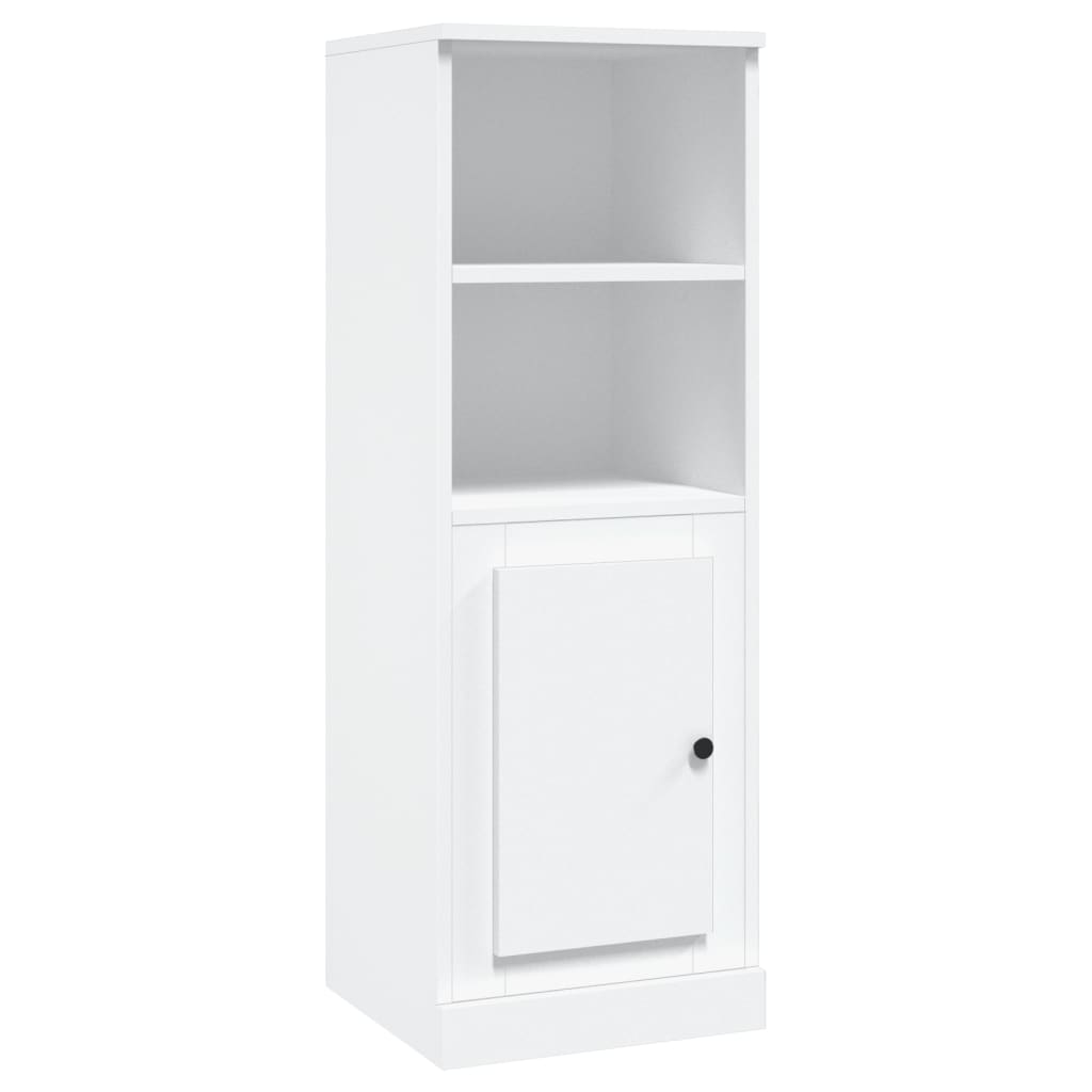 Hoge kast 36,35,5x103,5 cm bewerkt hout wit is nu te koop bij PeponiXL, paradijselijk wonen!