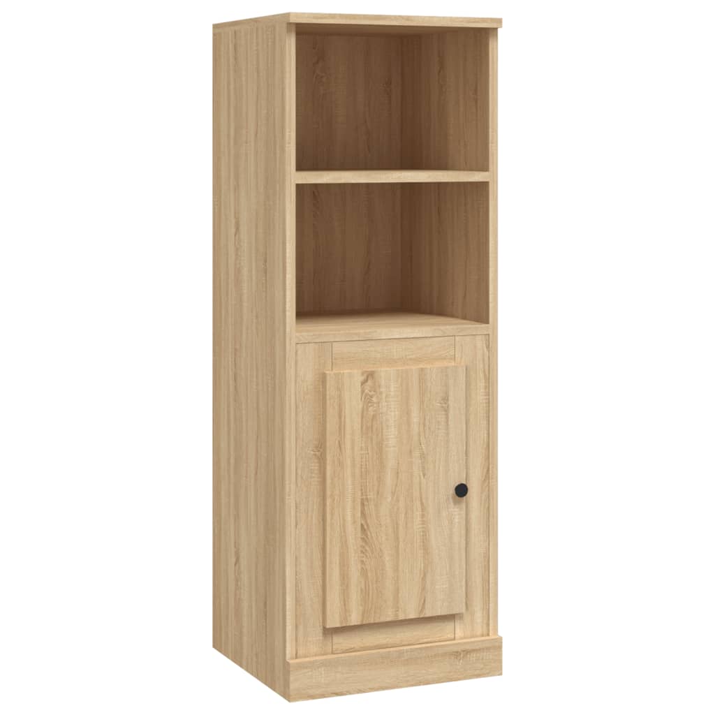 Hoge kast 36x35,5x103,5 cm bewerkt hout sonoma eikenkleurig is nu te koop bij PeponiXL, paradijselijk wonen!