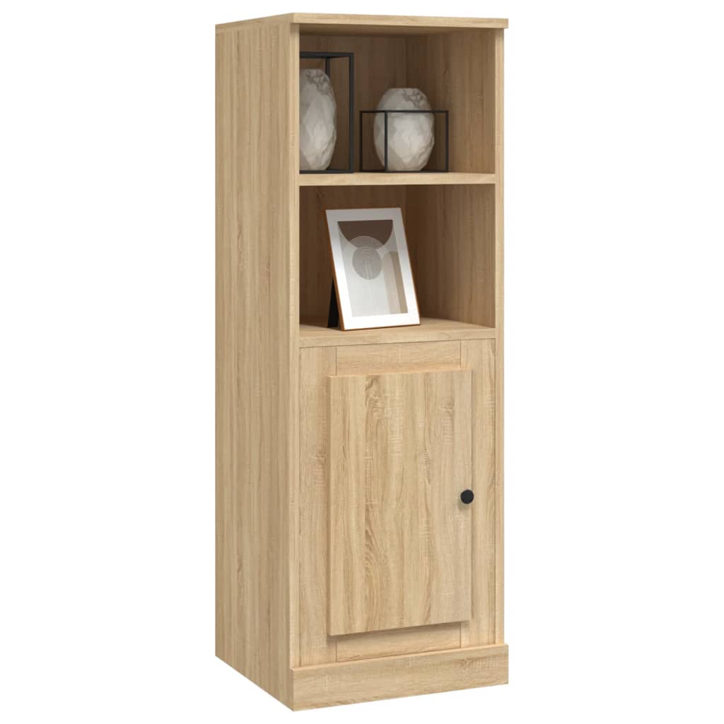 Hoge kast 36x35,5x103,5 cm bewerkt hout sonoma eikenkleurig is nu te koop bij PeponiXL, paradijselijk wonen!