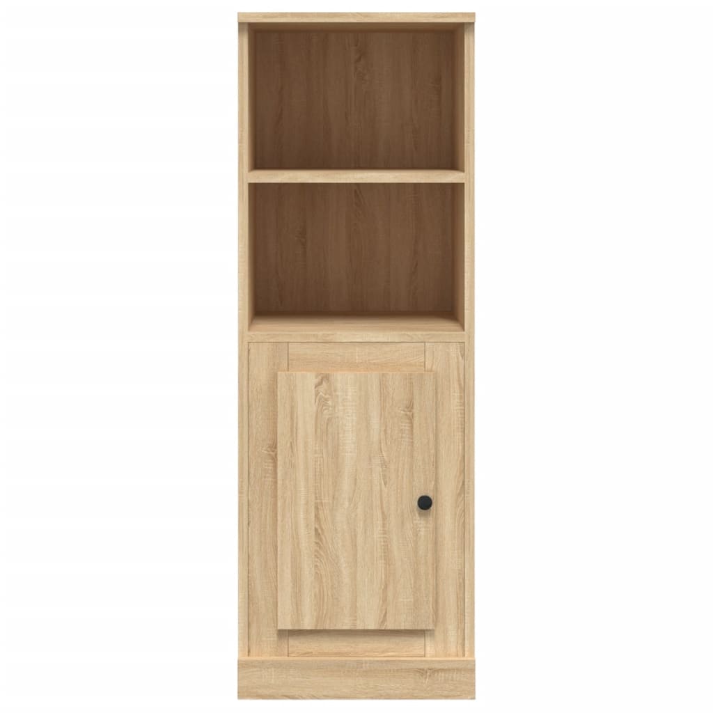 Hoge kast 36x35,5x103,5 cm bewerkt hout sonoma eikenkleurig is nu te koop bij PeponiXL, paradijselijk wonen!