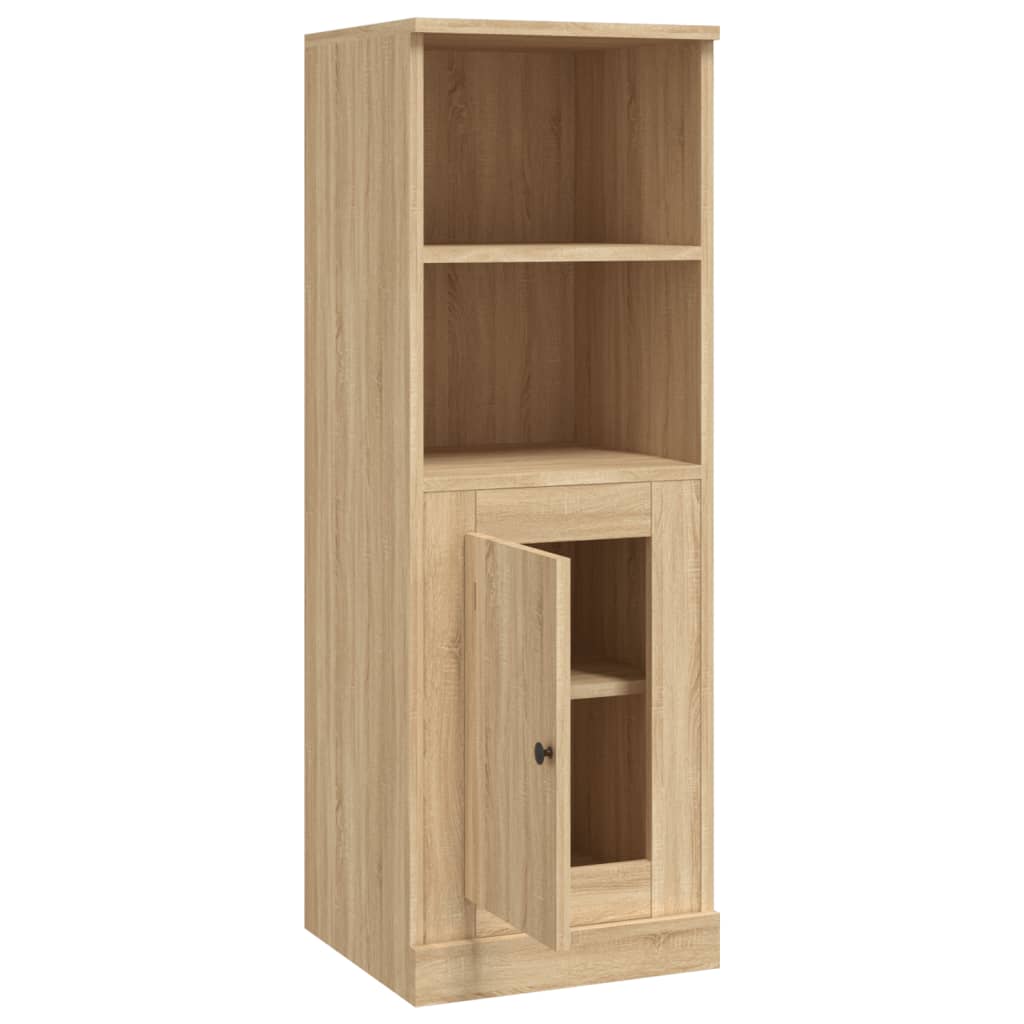 Hoge kast 36x35,5x103,5 cm bewerkt hout sonoma eikenkleurig is nu te koop bij PeponiXL, paradijselijk wonen!