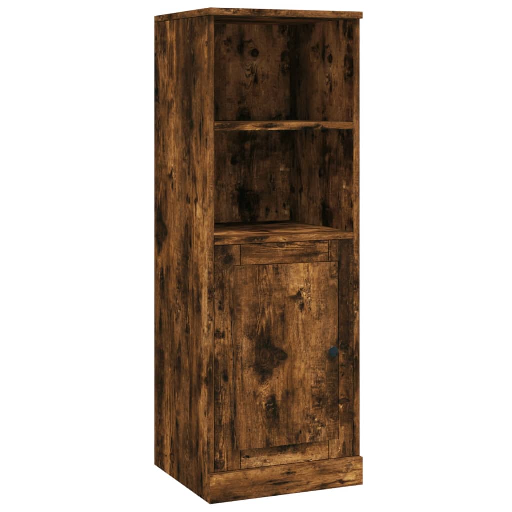 Hoge kast 36x35,5x103,5 cm bewerkt hout gerookt eikenkleurig is nu te koop bij PeponiXL, paradijselijk wonen!