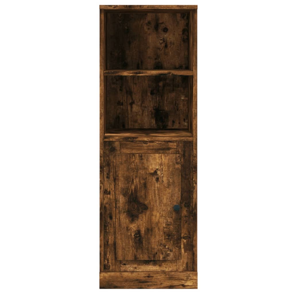 Hoge kast 36x35,5x103,5 cm bewerkt hout gerookt eikenkleurig is nu te koop bij PeponiXL, paradijselijk wonen!