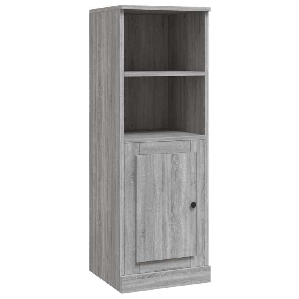 Hoge kast 36x35,5x103,5 cm bewerkt hout grijs sonoma eikenkleur is nu te koop bij PeponiXL, paradijselijk wonen!