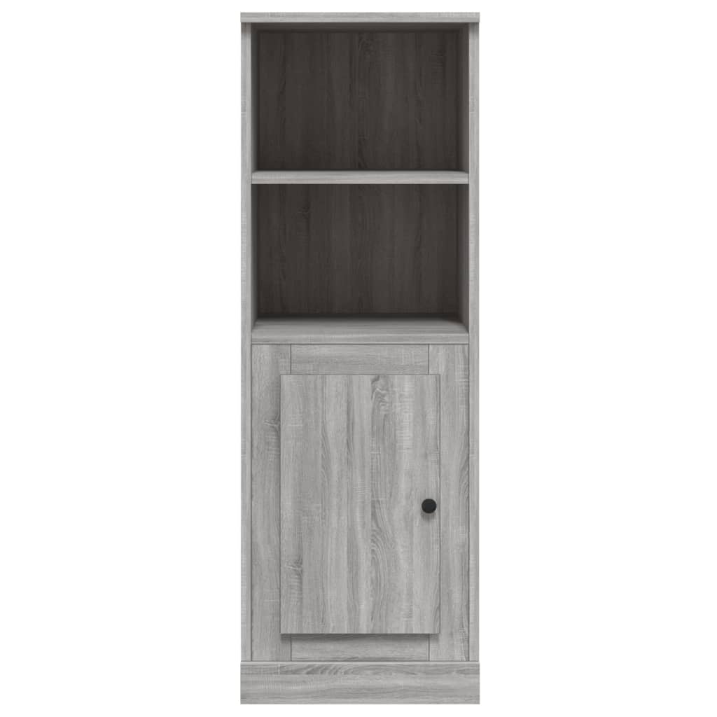 Hoge kast 36x35,5x103,5 cm bewerkt hout grijs sonoma eikenkleur is nu te koop bij PeponiXL, paradijselijk wonen!