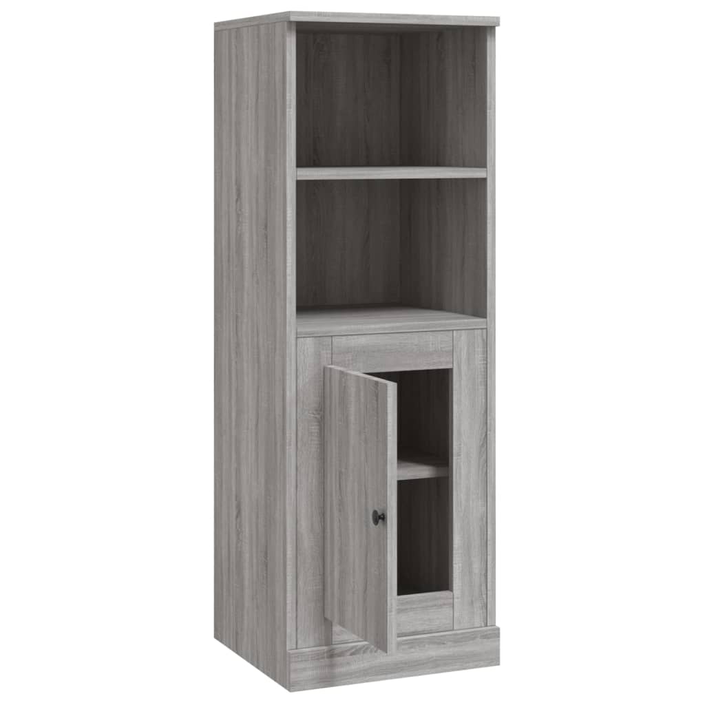 Hoge kast 36x35,5x103,5 cm bewerkt hout grijs sonoma eikenkleur is nu te koop bij PeponiXL, paradijselijk wonen!