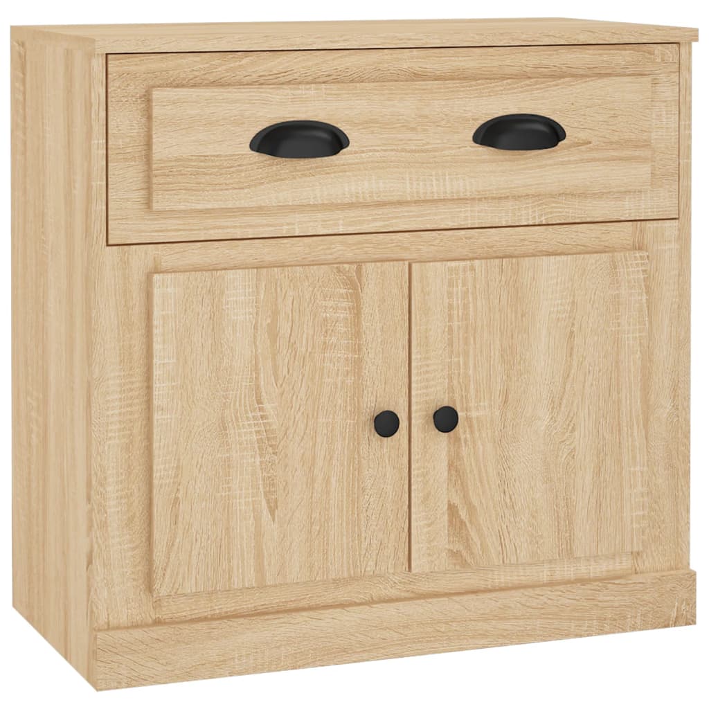 Dressoir 70x35,5x67,5 cm bewerkt hout sonoma eikenkleurig is nu te koop bij PeponiXL, paradijselijk wonen!